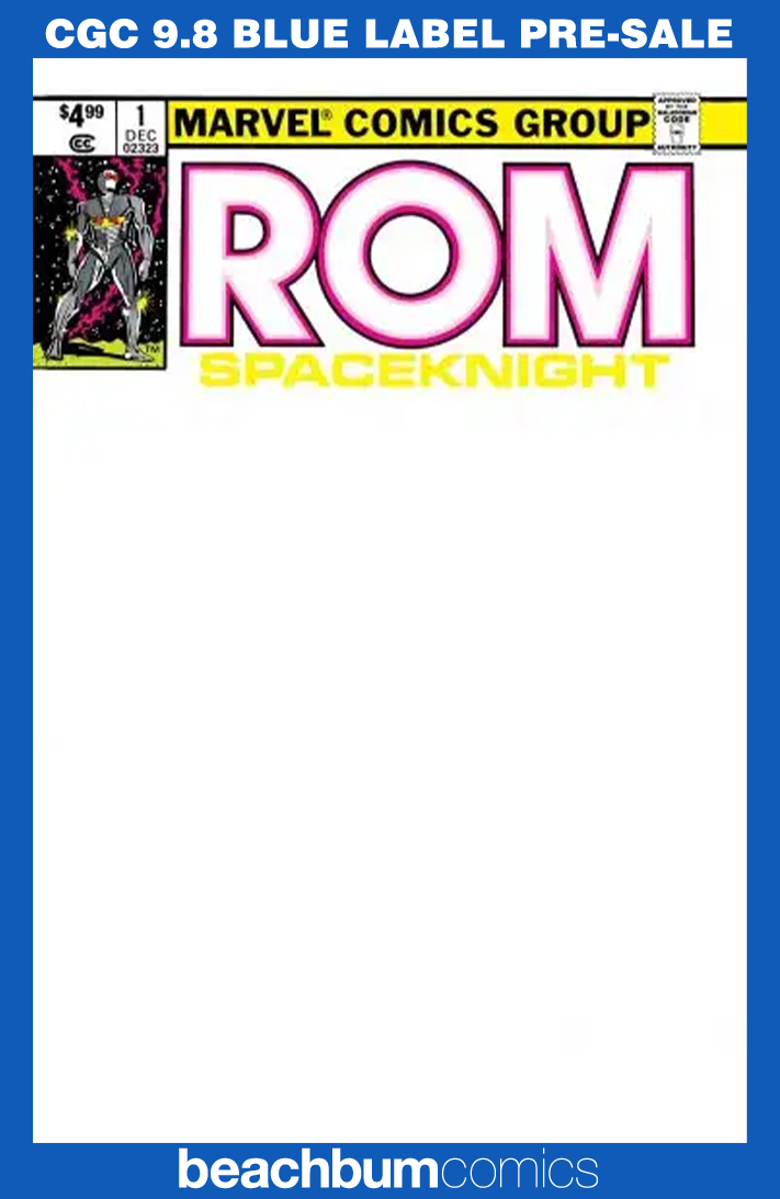 ROM #1 Facsimile Blank Sketch Edition CGC 9.8