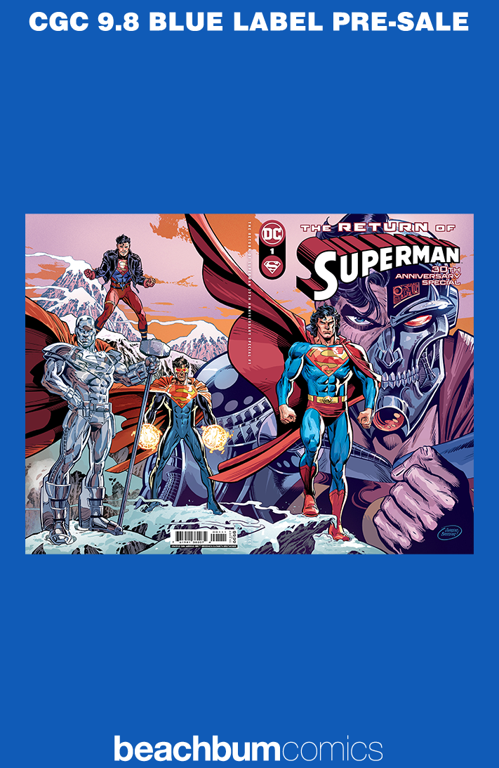 Return of Superman 30th Anniversary Special #1 - Cover A - Jurgens Wraparound CGC 9.8
