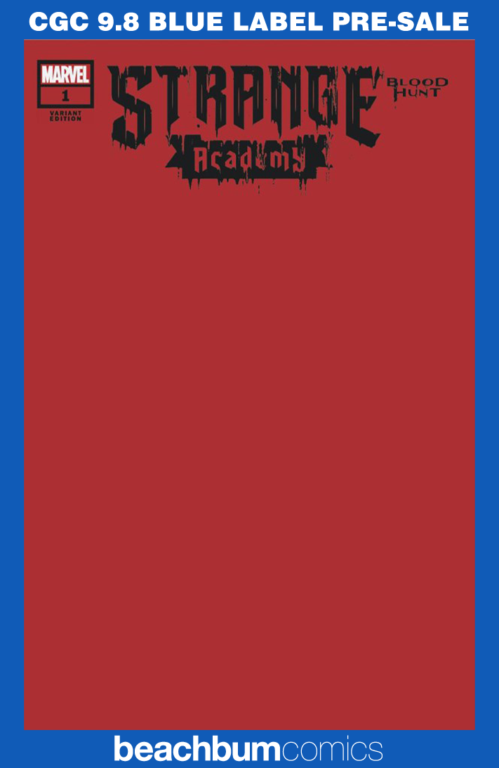 Strange Academy: Blood Hunt #1 Blood Red Variant CGC 9.8
