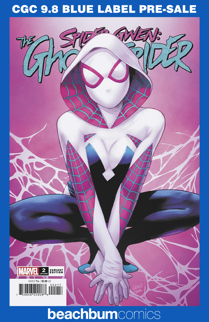 Spider-Gwen: The Ghost Spider #2 Land 1:25 Retailer Incentive Variant CGC 9.8