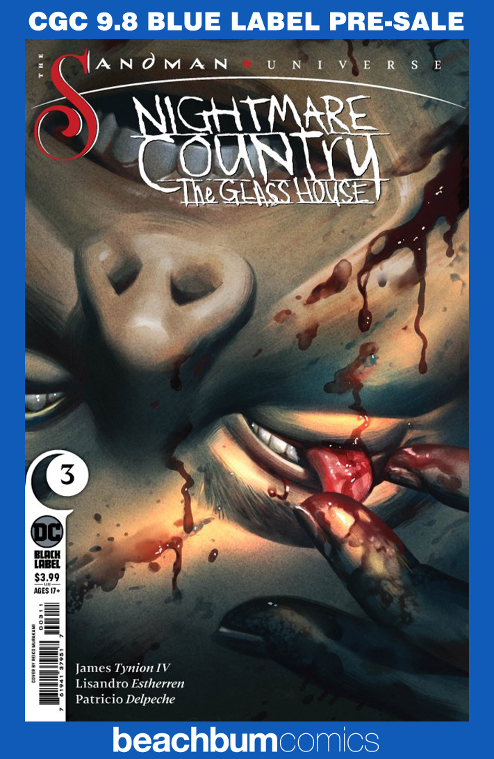 Sandman Universe: Nightmare Country - The Glass House #3 DC Black Label CGC 9.8