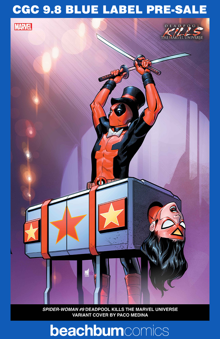 Spider-Woman #9 Medina Deadpool Kills The Marvel Universe Variant CGC 9.8