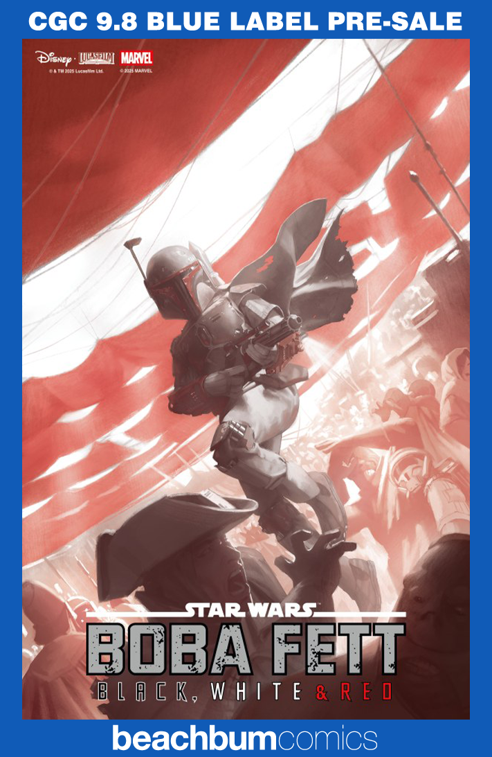 Star Wars: Boba Fett – Black, White & Red #2 Mercado Variant CGC 9.8