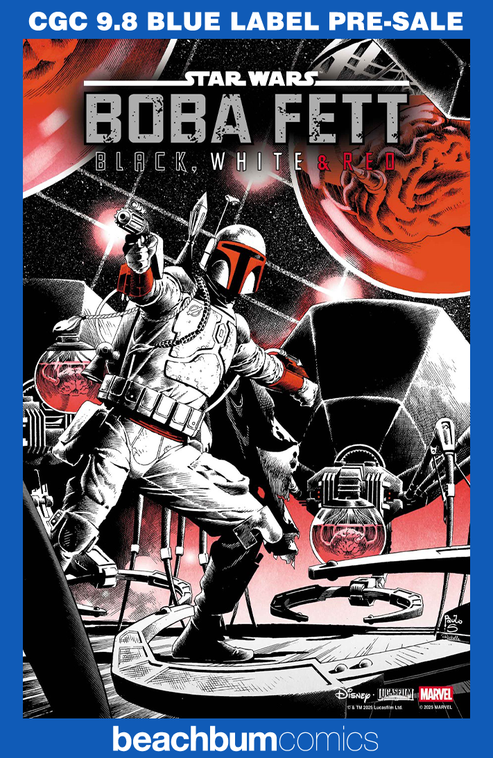 Star Wars: Boba Fett – Black, White & Red #3 Siqueira Variant CGC 9.8