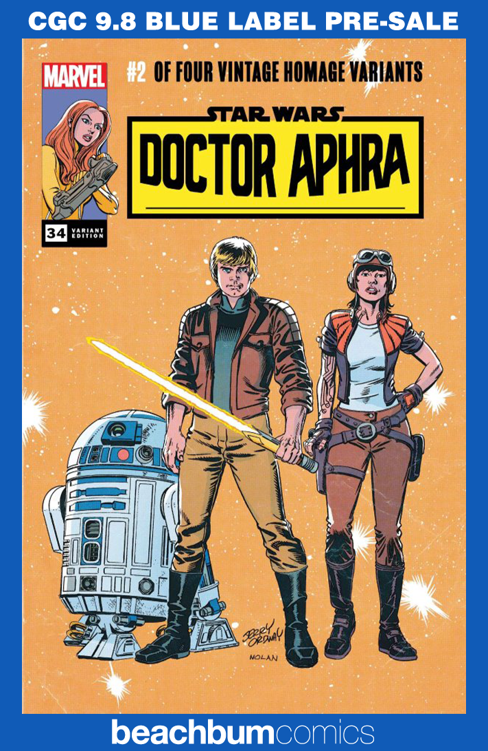 Star Wars: Doctor Aphra #34 Ordway Variant CGC 9.8