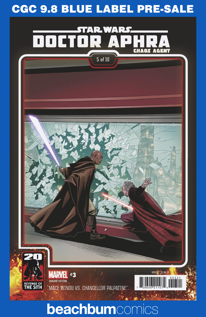 Star Wars: Doctor Aphra – Chaos Agent #3 Sprouse Variant CGC 9.8