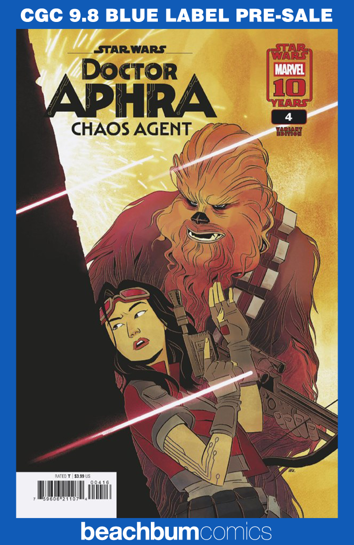 Star Wars: Doctor Aphra – Chaos Agent #4 Wu 1:25 Retailer Incentive Variant CGC 9.8