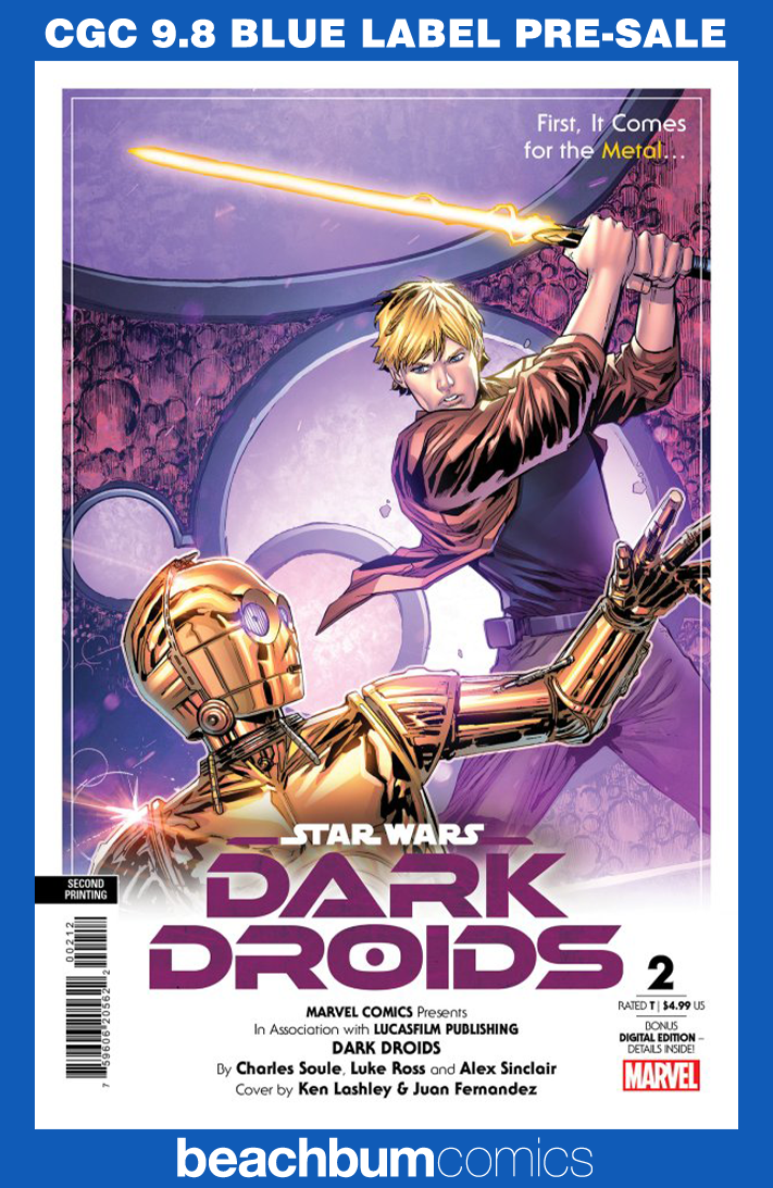 Star Wars: Dark Droids #2 Second Printing CGC 9.8