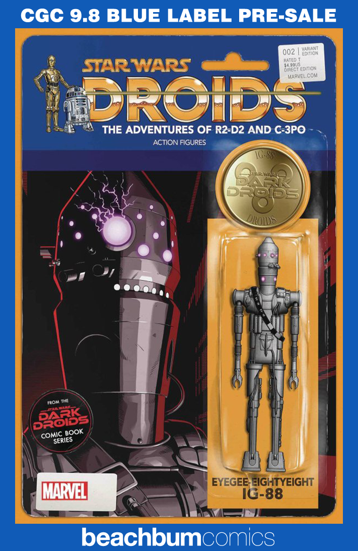 Star Wars: Dark Droids #2 Action Figure Variant CGC 9.8