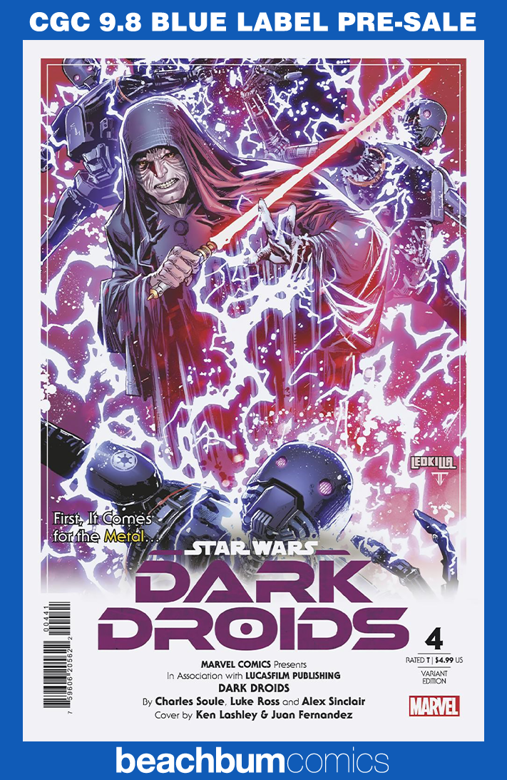 Star Wars: Dark Droids #4 Lashley Variant CGC 9.8