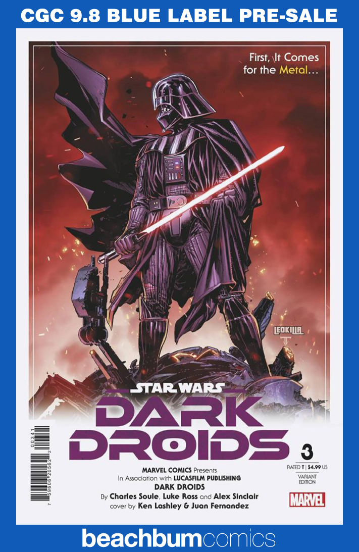 Star Wars: Dark Droids #3 Lashley Variant CGC 9.8