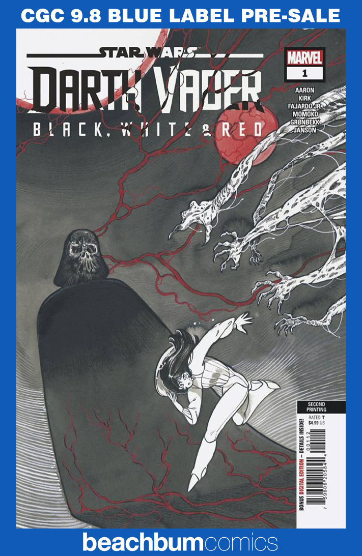 Star Wars: Darth Vader - Black, White & Red #1 Second Printing CGC 9.8