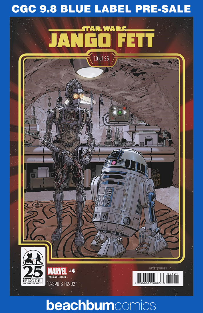 Star Wars: Jango Fett #4 Sprouse Variant CGC 9.8