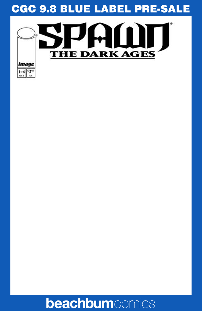 Spawn: The Dark Ages #1 Blank Sketch Variant CGC 9.8