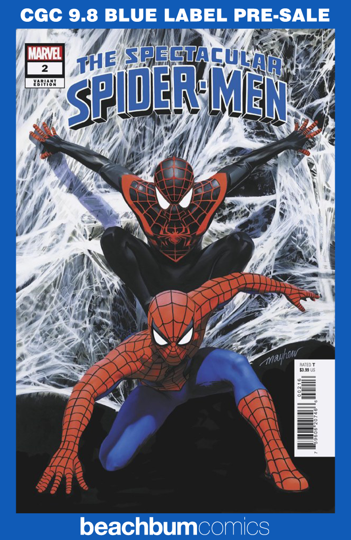 The Spectacular Spider-Men #2 Mayhew 1:25 Retailer Incentive Variant CGC 9.8