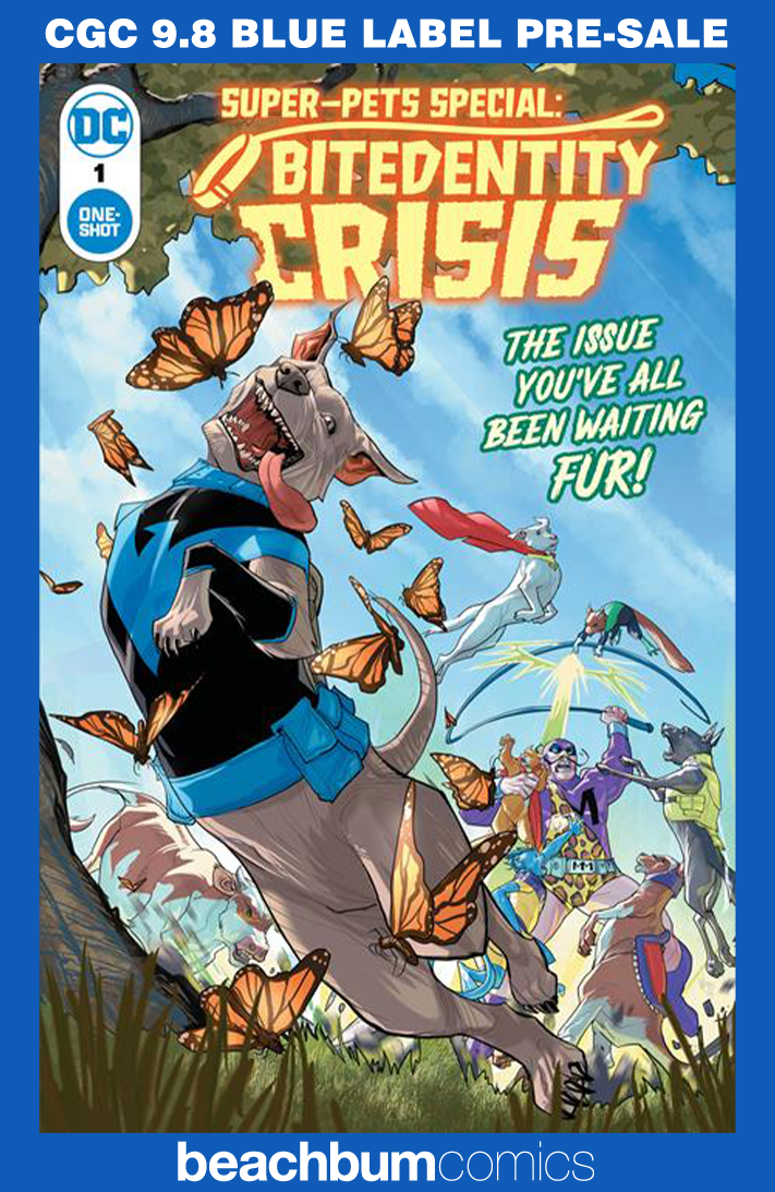 Super-Pets: Bitedentity Crisis #1 Variant CGC 9.8