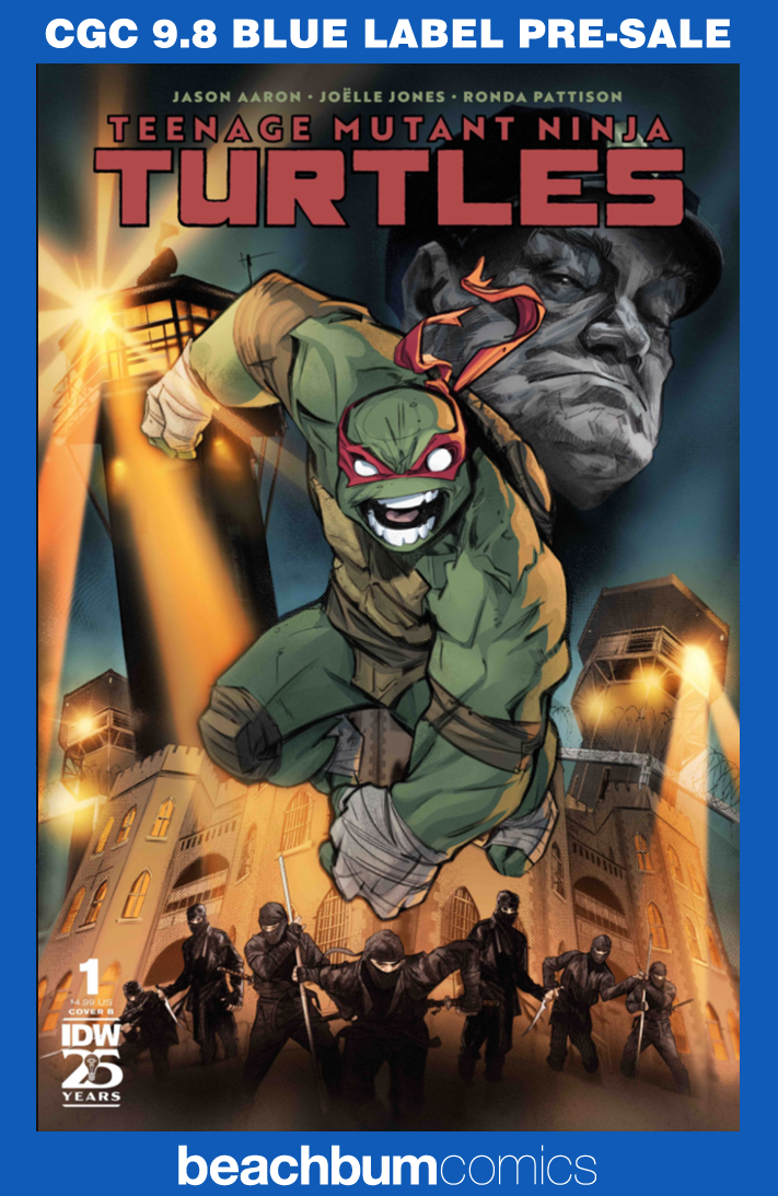 Teenage Mutant Ninja Turtles #1 - Cover B - Jones Variant CGC 9.8