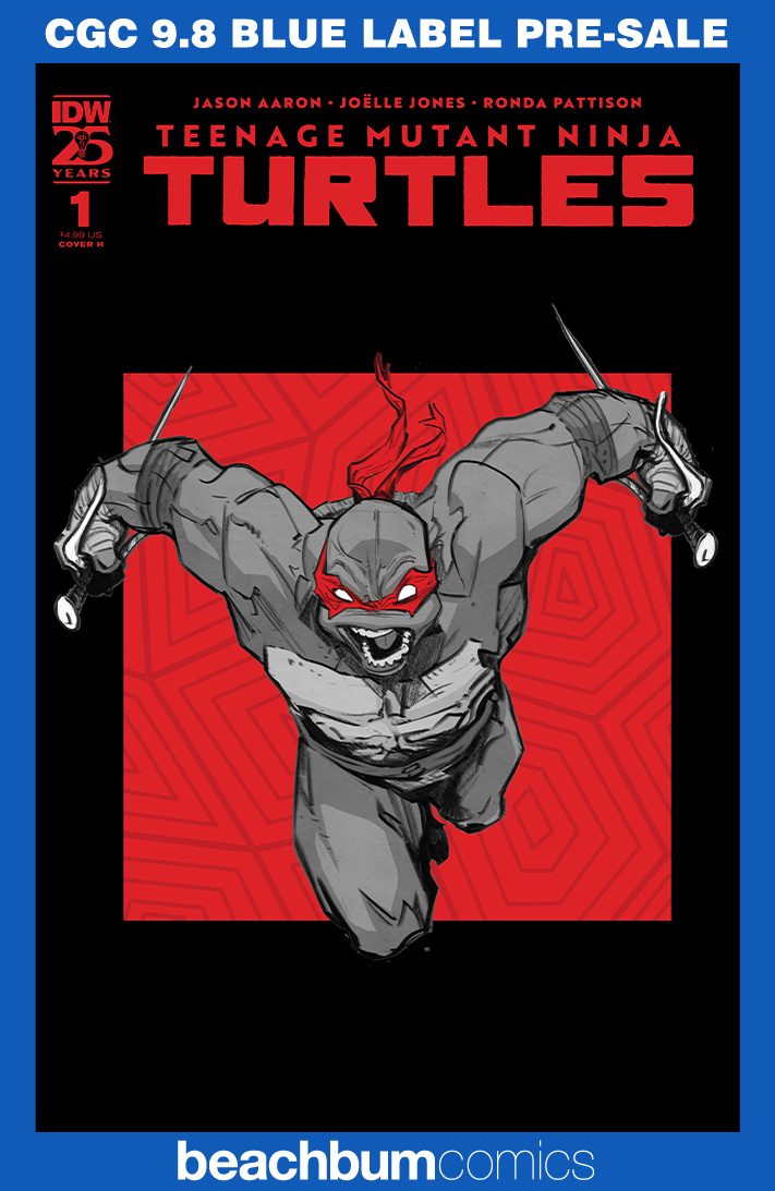 Teenage Mutant Ninja Turtles #1 - Cover H - Jones Variant CGC 9.8