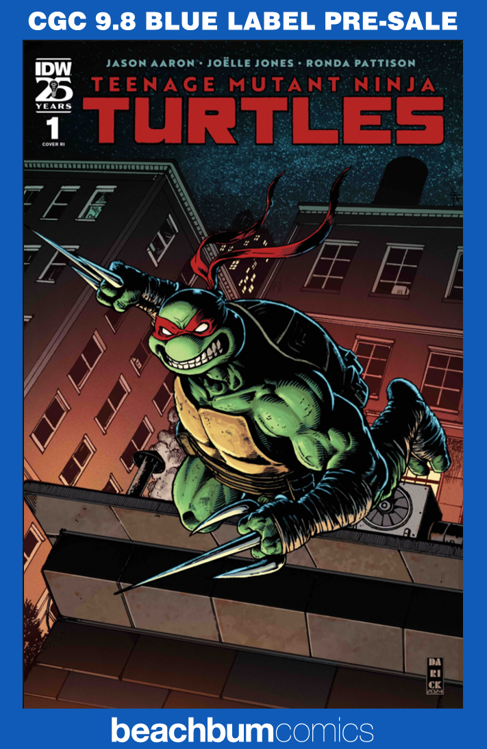 Teenage Mutant Ninja Turtles #1 Robertson 1:50 Retailer Incentive Variant CGC 9.8