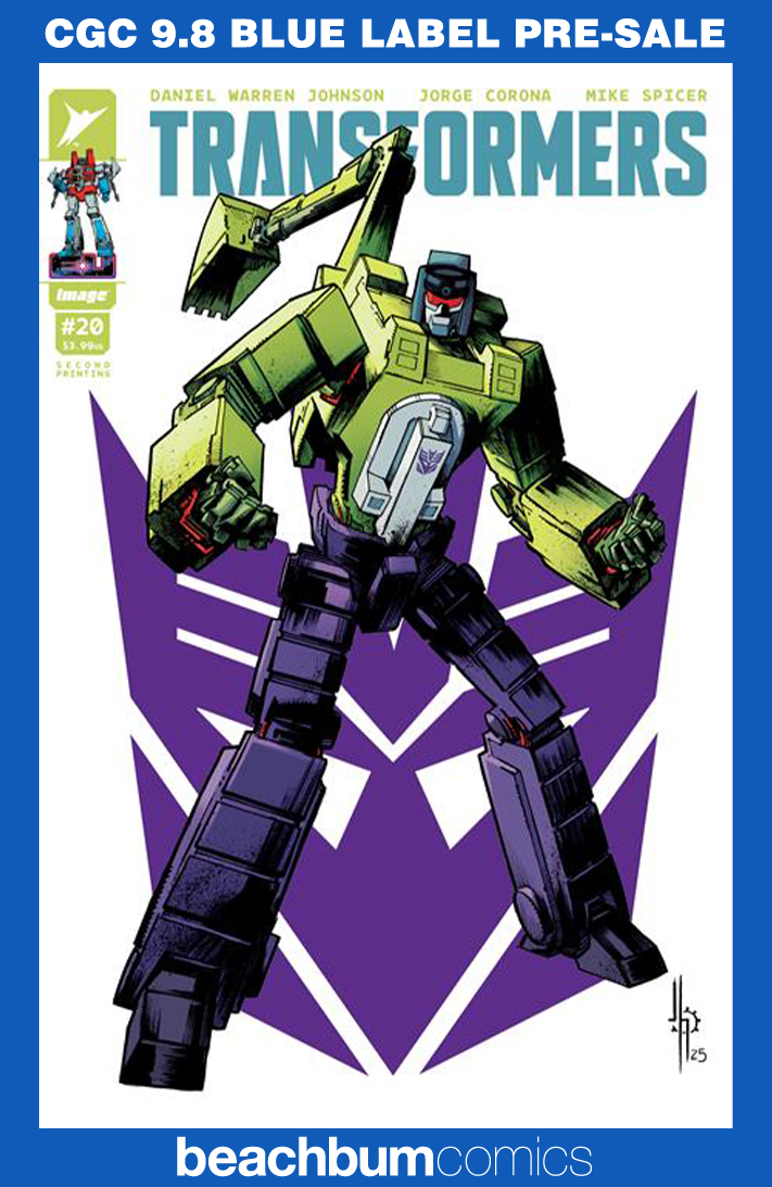 Transformers #20 Second Printing - Cover A - CGC 9.8