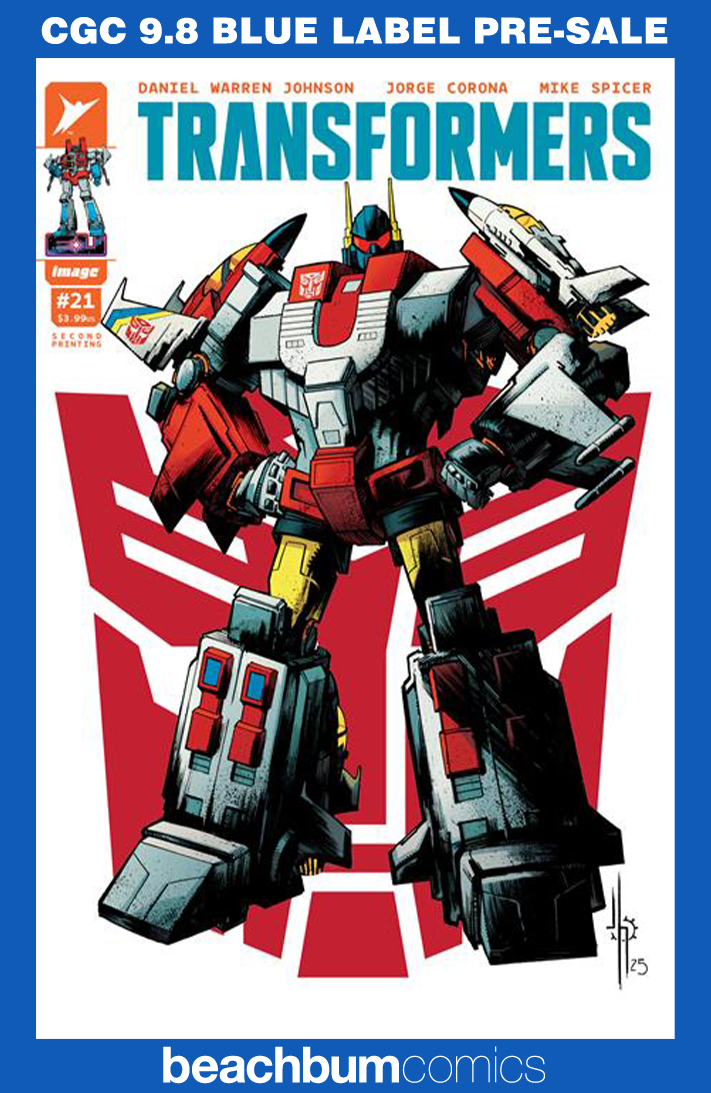 Transformers #21 Second Printing - Cover B - CGC 9.8