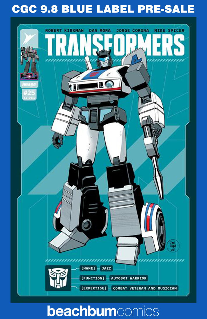 Transformers #25 Mora 1:50 Retailer Incentive Variant CGC 9.8