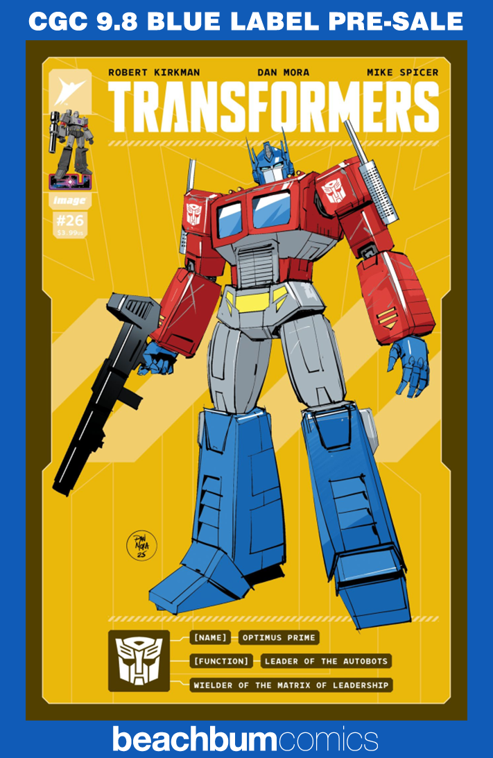 Transformers #26 Mora 1:50 Retailer Incentive Variant CGC 9.8