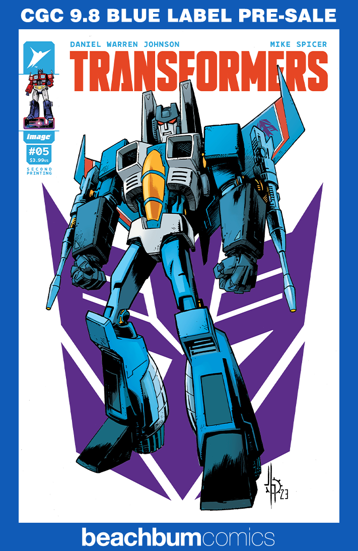 Transformers #5 Second Printing CGC 9.8