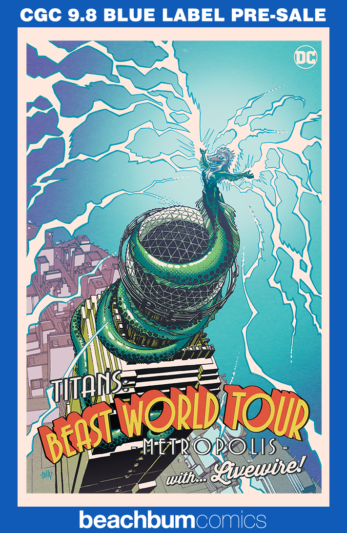 Titans: Beast World Tour - Metropolis #1 Hamner Variant CGC 9.8