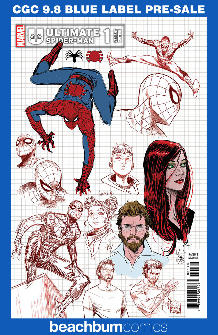 Ultimate Spider-Man #1 Checchetto Design 1:10 Retailer Incentive CGC 9.8