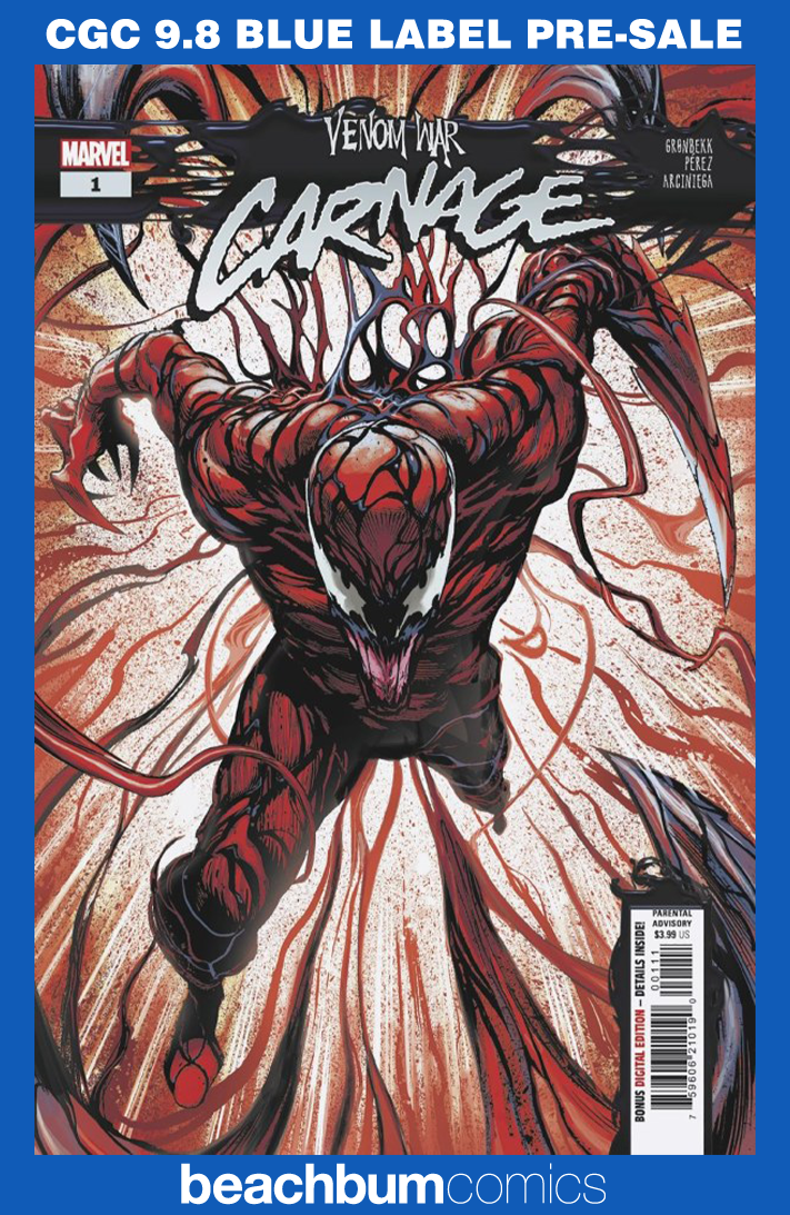 Venom War: Carnage  #1 CGC 9.8