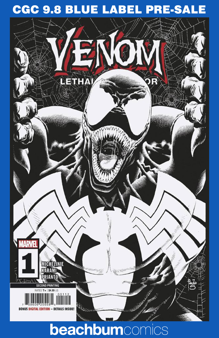 Venom: Lethal Protector II #1 Second Printing CGC 9.8