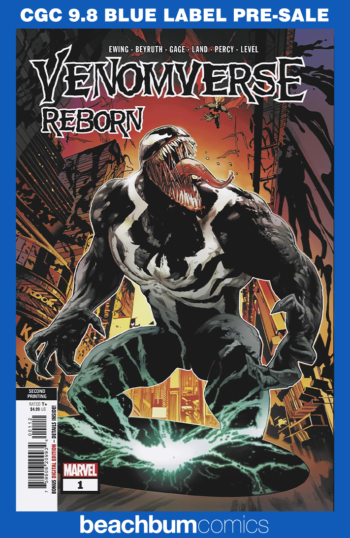 Venomverse Reborn #1 Second Printing CGC 9.8