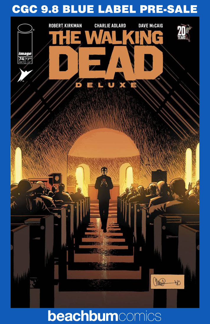 Walking Dead Deluxe #74 Adlard Variant CGC 9.8