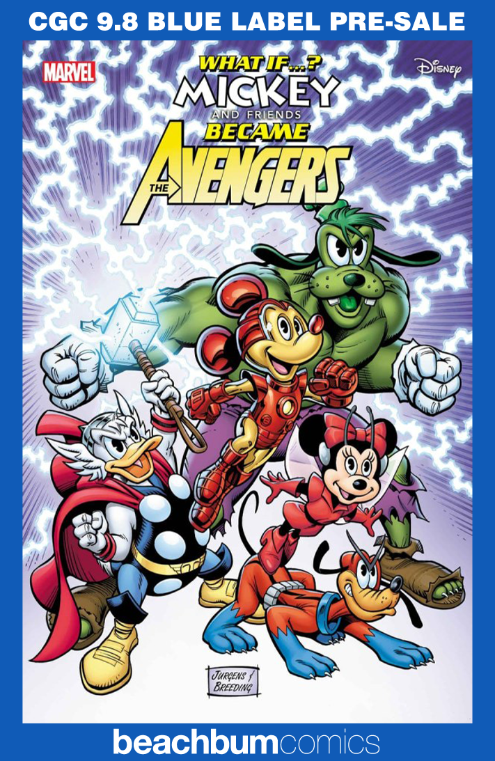 Marvel & Disney: What If...? Mickey & Friends Became the Avengers #1 Jurgens Variant CGC 9.8