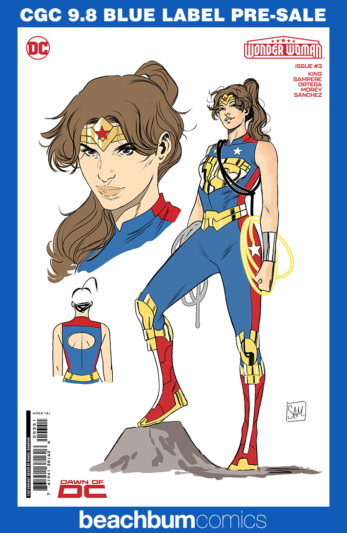 Wonder Woman #3 Sampere 1:50 Retailer Incentive Variant CGC 9.8