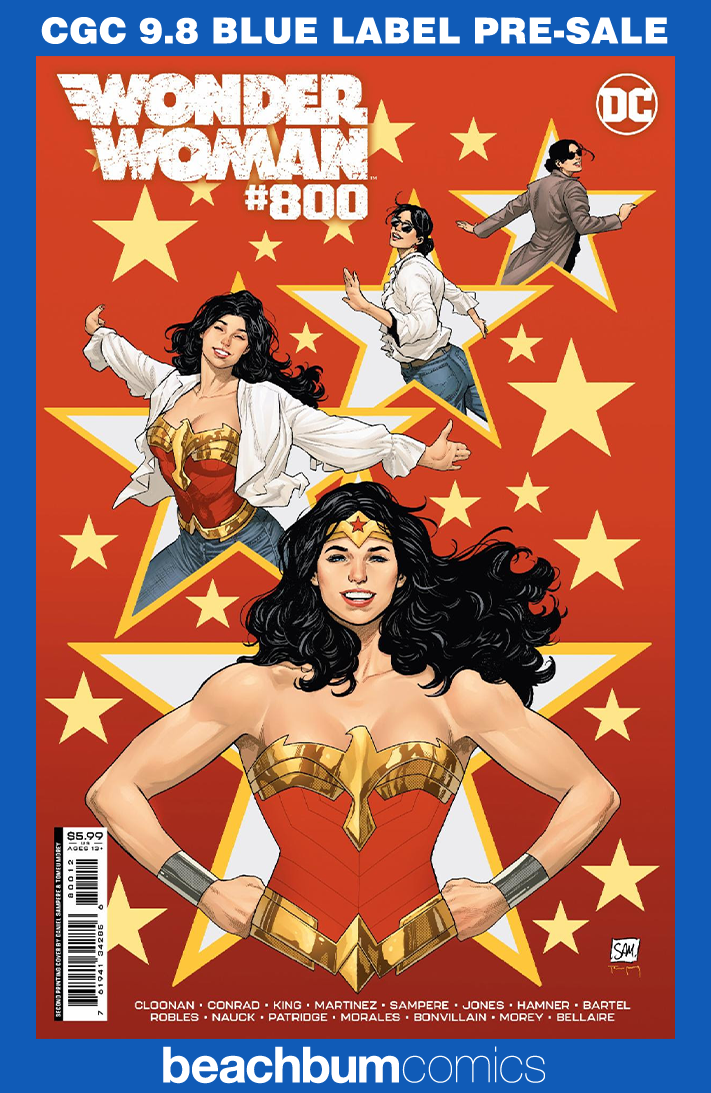 Wonder Woman #800 Second Printing CGC 9.8 - First Trinity
