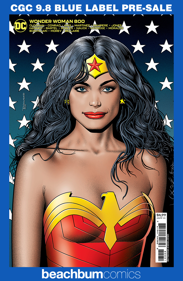 Wonder Woman #800 - Cover B - Bolland Variant CGC 9.8 - First Trinity