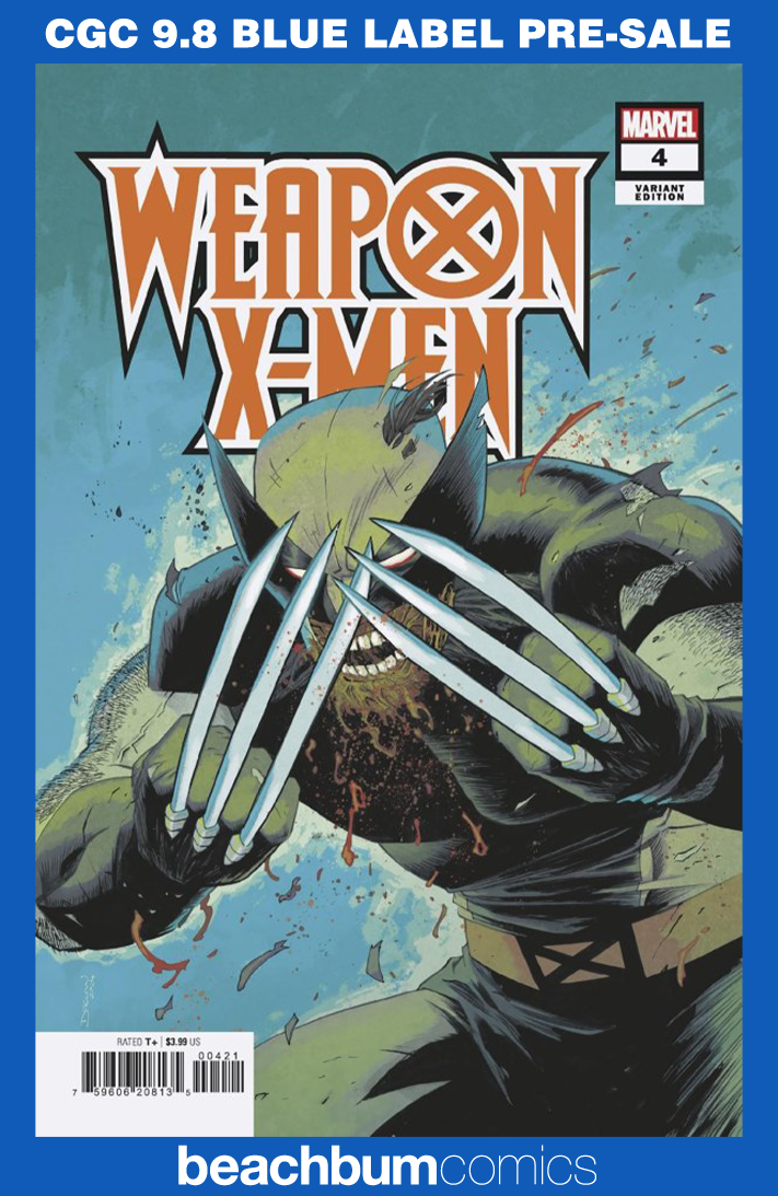 Weapon X-Men #4 Shalvey Variant CGC 9.8