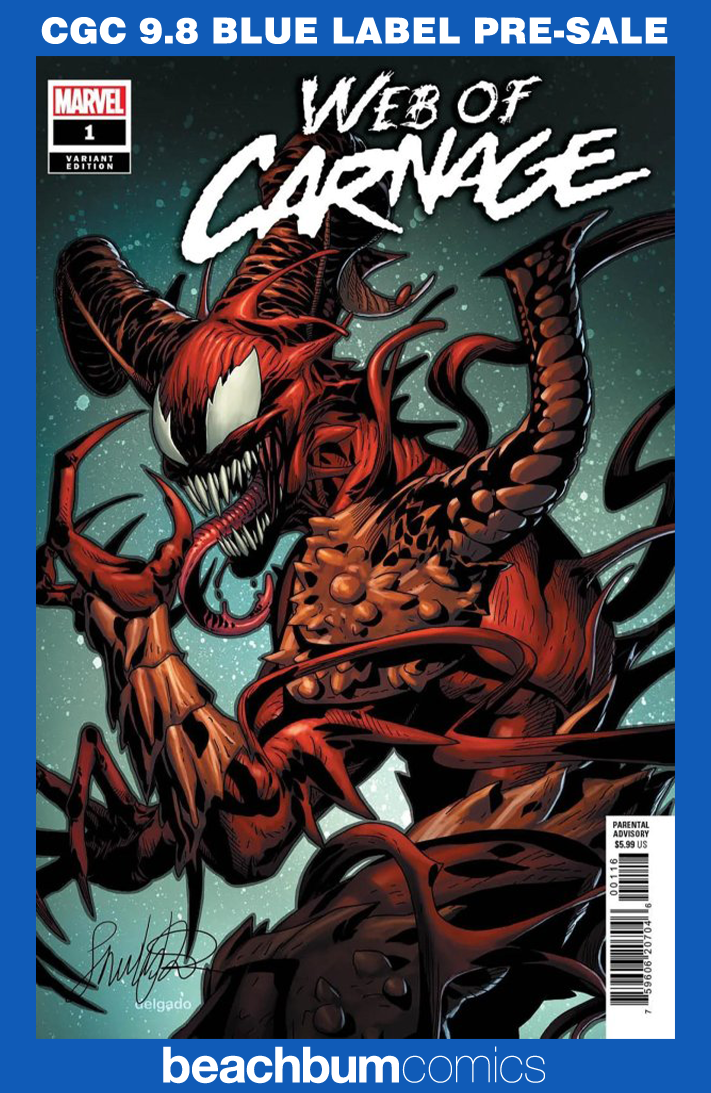 Web of Carnage #1 Larroca 1:25 Retailer Incentive Variant CGC 9.8