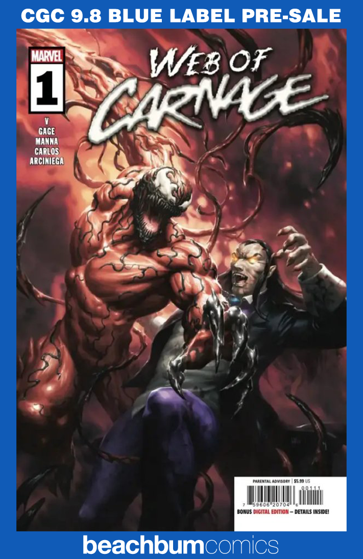 Web of Carnage #1 CGC 9.8