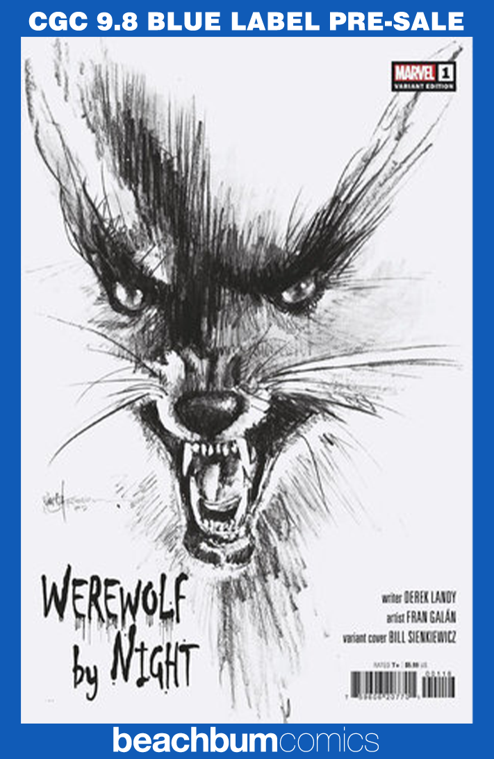 Werewolf By Night #1 Sienkiewicz 1:25 Retailer Incentive Variant CGC 9.8