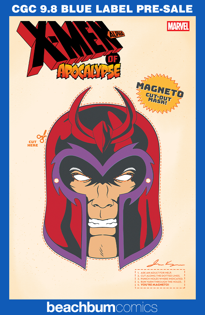 X-Men of Apocalypse Alpha #1 Retro Halloween Mask Variant CGC 9.8