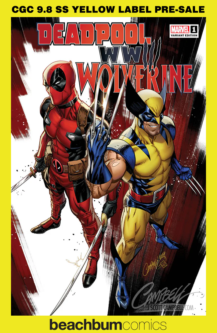Deadpool & Wolverine: WWIII #1 J. Scott Campbell Exclusive A CGC 9.8 SS