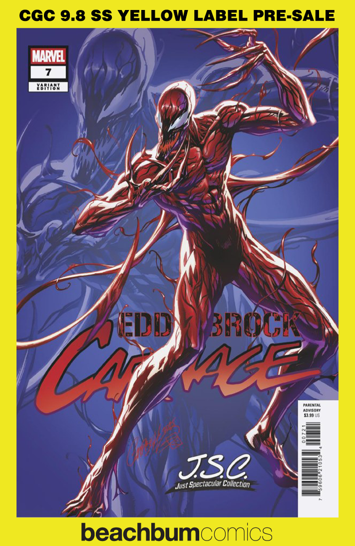 Eddie Brock: Carnage #7 Campbell Variant CGC 9.8 SS