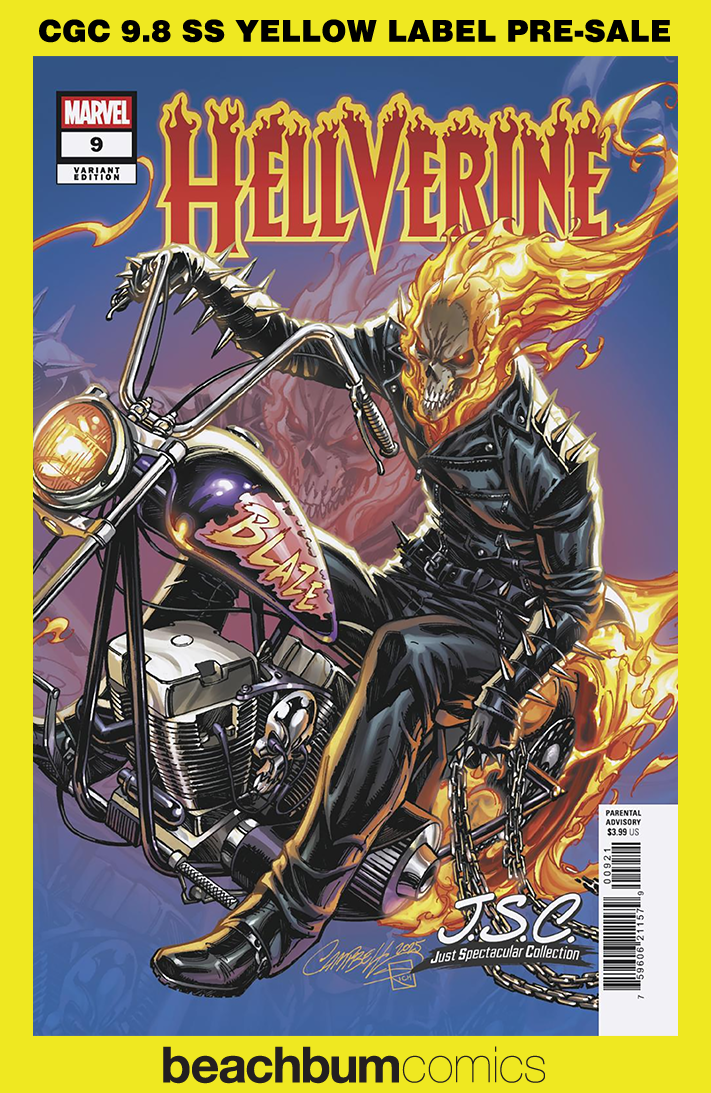Hellverine #9 Campbell Variant CGC 9.8 SS