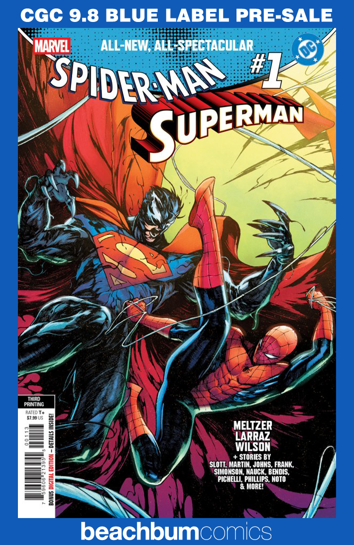 Marvel/DC: Spider-Man/Superman #1 Third Printing CGC 9.8