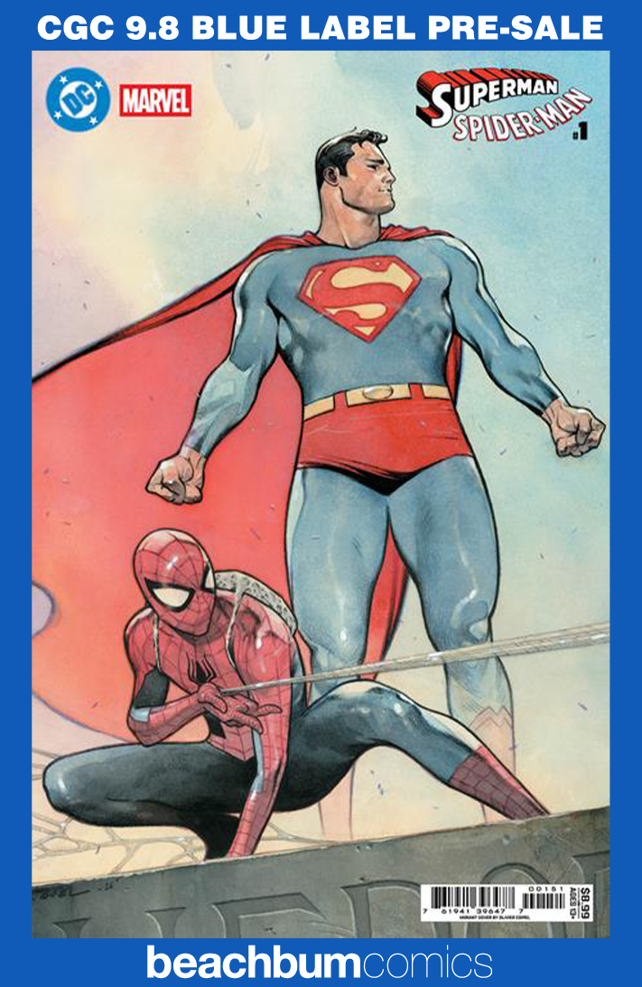 DC/Marvel: Superman/Spider-Man #1  - Cover E - Coipel Variant CGC 9.8
