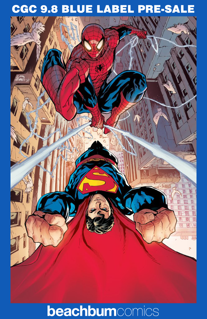 Marvel/DC: Spider-Man/Superman #1 Second Printing Stegman 1:50 Virgin Retailer Incentive Variant CGC 9.8