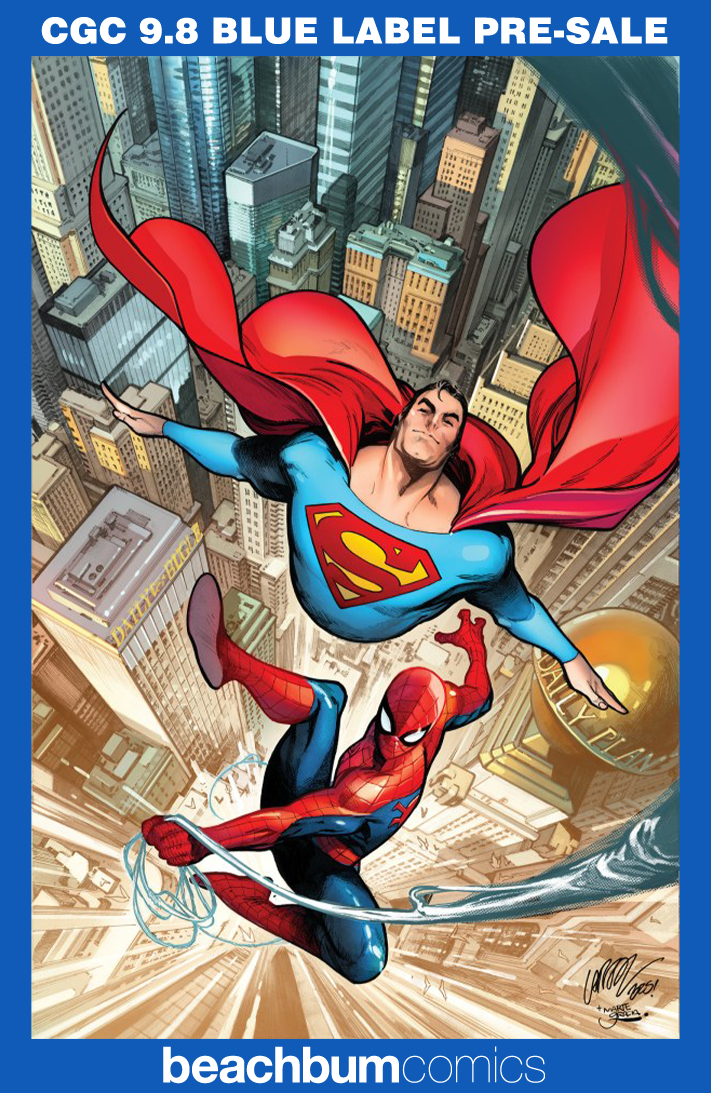 Marvel/DC: Spider-Man/Superman #1 Third Printing Larraz 1:25 Virgin Retailer Incentive Variant CGC 9.8